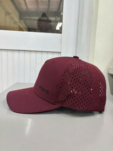 หมวกเบสบอล OEM เวียดนาม ปักโลโก้ตามสั่ง สีแดงเบอร์กันดี 5 ชิ้น ทรงโค้ง สำหรับไลฟ์สไตล์กลางแจ้ง แฟชั่น ขายส่ง ปักโลโก้สำหรับแบรนด์ - Product Image 2