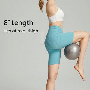 Shorts de sport pour femmes, respirants, écologiques, légers, taille haute, extensibles, séchage rapide, pour la remise en forme - Product Image 4