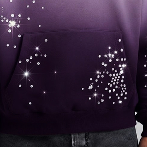 Hot Selling Product Top Trending Men <b>Rhinestone</b> <b>Hoodies</b> Wholesale Rate Men <b>Rhinestone</b> <b>Hoodies</b> With Custom Logo And Design - Product Image 3