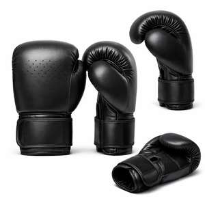 ถุงมือชกมวยหนังแท้คุณภาพสูง น้ำหนักเบา ระบายอากาศได้ดี รับผลิตตามแบบ OEM/ODM พร้อมสกรีนโลโก้ตามสั่ง ขายส่งจำนวนมาก - Product Image 1