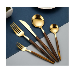 Premium Stainless Steel Cutlery Set with Mirror Polish Eco-Friendly Dining Spoons <b>Forks</b> and Knives for Home & Restaurant Use - Product Image 3