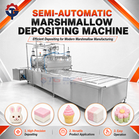 Machine de production de guimauves à haut rendement, déposeur automatique à commande servo pour usine de confiseries sucrées et molles