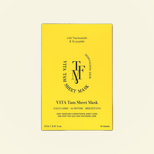 Masque facial en feuille rose Tapomi Vita Tam Sheet Mask, 10 feuilles, fabriqué en Corée, masque facial en feuille, Corée - Product Image 5