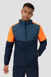 Conjunto de Chaqueta Cortavientos con Capucha y Pantalones Cortos de Invierno Unisex, Diseño Personalizado, Bloques de Color, 100% Algodón - Product Image 2