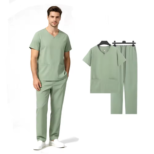 Breathable Stretch Medical <b>Scrubs</b> Nursing <b>Scrub</b> <b>Sets</b> <b>Scrub</b> comfort Medical and Jacket Oem Manufacturer Medical Clinic <b>Scrub</b> - Product Image 2