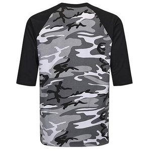 T-shirt à manches courtes camouflage pour homme, coupe classique, décontracté, respirant, 100% coton jersey, tissu tricoté, imprimé numérique - Product Image 4