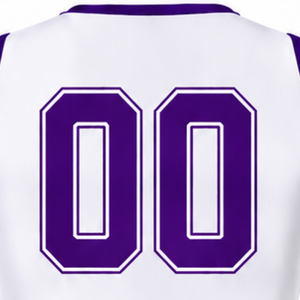 Maillot de cheerleading sans manches sublimé blanc et violet foncé, tenue de sport athlétique pour l'entraînement et la compétition - Product Image 5