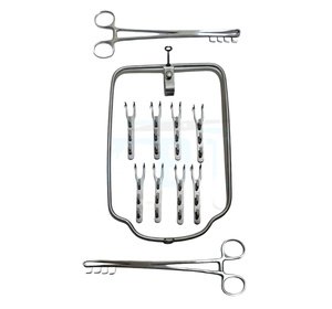Juego de Instrumentos Quirúrgicos de Rumenotomía de Acero Inoxidable de Alta Calidad para Ganado, Kit de Instrumentos Reutilizables para Cirugía Veterinaria de Animales Grandes - Product Image 3