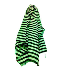 Bufanda Larga a Rayas de Polialgodón para Mujer, Regalo para el Día de San Valentín, Bufanda a Rayas de Marca de Lujo, Bufanda de Verano para Mujer al por Mayor - Product Image 1