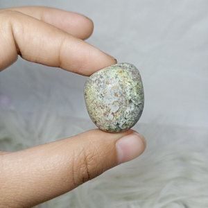 Vente en gros de pierres précieuses naturelles de haute qualité, agate mousse d'Indonésie multicolore, polies, forme artisanale, cristal de guérison, 20-30 mm - Product Image 5