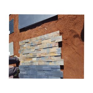 Tuiles en ardoise dorée naturelle pour revêtement mural, revêtement de sol, aménagement paysager et projets architecturaux décoratifs - Product Image 1