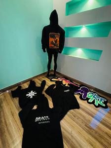 เสื้อฮู้ดดี้แขนยาวสั่งทำพิเศษสำหรับผู้ใหญ่ พร้อมพิมพ์ลายดิจิทัล แฟชั่นใหม่ พิมพ์ซิลค์สกรีน สำหรับฤดูหนาว ย้อมสีพื้นด้วยเทคนิคพิเศษ - Product Image 3