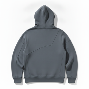 Sweat-shirt à capuche en molleton pour homme, couleur unie, coupe classique, décontracté, pour l'automne, avec cordon de serrage et poches, 100 % coton épais - Product Image 5