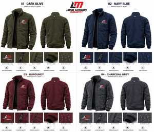 Blouson Bomber pour Homme Long Mission Industry en Polyester/Nylon, Résistant à l'Eau, Col Mandarin, Fermeture Éclair, Couleur Unie sur le Devant - Product Image 5
