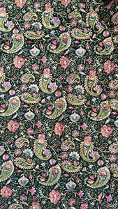 Tissu de luxe haut de gamme en faux georgette avec broderie de sequins et travail multi-fils Resham, 75 GSM, largeur 44 pouces - Product Image 4