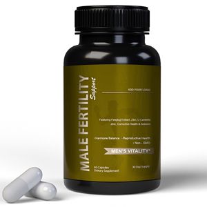 Cápsulas de Apoyo a la Fertilidad Masculina con Fórmula Nutricional Herbal y Mineral de Marca Blanca/OEM para Apoyar el Bienestar Reproductivo Masculino - Product Image 1