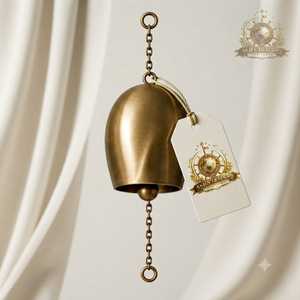 Polished Gold Finish Metal Tabletop <b>Service</b> <b>Bell</b> With Round Ring Handle Wholesale Supplier - Product Image 5