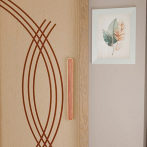 Tirador Moderno de Aluminio y Madera para Muebles, Fácil Instalación, Duradero, para Cajones, Armarios, Decoración del Hogar, Accesorios de Interior - Product Image 1