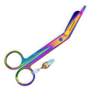 Tijeras de Enfermera para Zurdas con Diseño de Margarita, Tijeras de Acero Inoxidable para Vendajes con Punta Segura para un Corte Preciso - Product Image 4