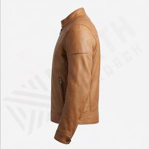 Veste de moto en cuir véritable pour homme de qualité supérieure, nouvelle arrivée, vestes de moto d'hiver, protections amovibles, personnalisables - Product Image 3