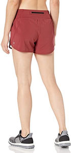 Shorts de course décontractés pour femmes, coupe standard, tissés, taille haute, style boardshorts, avec taille froncée, grandes tailles, qualité économique - Product Image 3