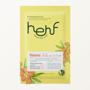 มาส์กหน้า hehf Korean K-Beauty Yueo skin fit Brightening vegan Vita Pit Mask 5 ชิ้น ผลิตในเกาหลี - Product Image 5