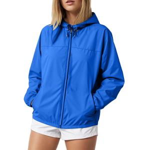 Custom Logo Waterproof Jacket High Quality Jackets Fashion Casual Breathable Windbreaker <b>Hoody</b> Jacket For women - Product Image 4