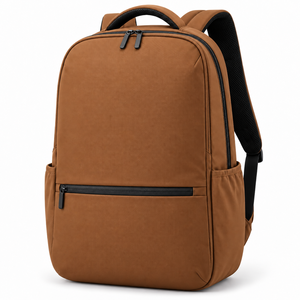 Mochila Unisex Minimalista Geométrica Verde Oliva para Portátil, Transpirable, Impermeable, Gran Capacidad, Ecológica, con Cierre, Ligera - Product Image 4