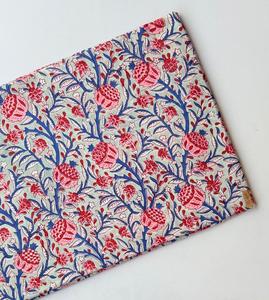 ผ้าพิมพ์ลายดอกไม้แบบอินเดียปี 2026 ทำมือ น้ำหนักเบา สำหรับเสื้อผ้า ผ้าห่ม ผ้าพันคอ ชุดเดรส ผ้าม่าน และวัสดุหุ้ม - Product Image 3