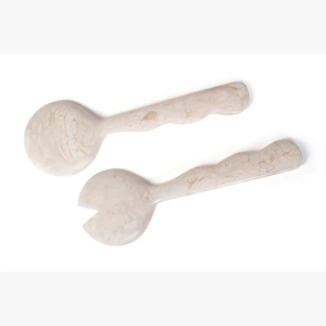 Resin <b>Salad</b> Servers Set with Blue Handles Green Scoop Heads Dishwasher Safe Microwave Safe Manual <b>Salad</b> <b>Tools</b> Multi Colors - Product Image 3