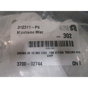 8 NUEVOS AMAT 3700-02744 Oring ID 12.984 CSD .139 - Equipo y Piezas de Semiconductores de Confianza de la Marca Global Legacy - Product Image 1