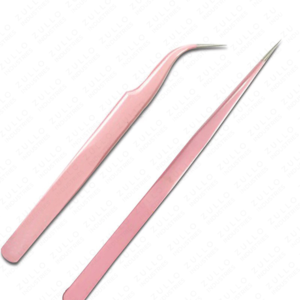 Pinzas Profesionales de Acero Inoxidable con Punta Inclinada para Extensión de Pestañas, Aplicador de Pestañas de Volumen de Precisión, Herramienta de Belleza de Alta Calidad - Product Image 2