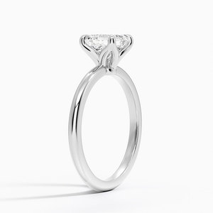 Bague BOJ 065 Coupe Asscher en Argent 925, Bague Solitaire Elodie avec Diamant Moissanite 2ct Couleur D VVS1 Certifiée GRA, Prix Réduit - Product Image 2