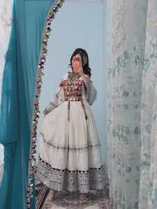 Women's Afghani Casual <b>Dresses</b> Luxury Ethnic Embroidered Bohemian Style Festival Clothing Supplier Collection - Product Image 3