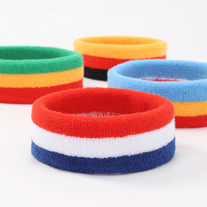 Bandeau de sport en laine tricotée arc-en-ciel multicolore respirant pour hommes et femmes, idéal pour la course, la gym, le yoga, chaud, antidérapant et élastique, absorbant la transpiration - Product Image 6