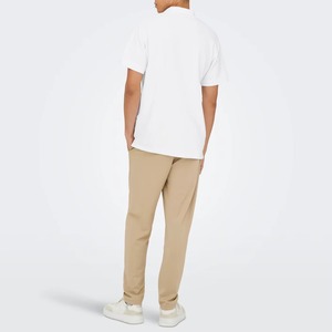 Polo pour homme, coupe ajustée, vêtements décontractés, polo en mélange de coton, broderie personnalisée, usine OEM, approvisionnement en gros - Product Image 3