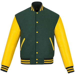 High Quality Letterman Varsity <b>Jackets</b> Wool Body Genuine Leather Sleeves Winter Wear <b>Smart</b> and Stylish Men's <b>Jacket</b> Professional - Product Image 2