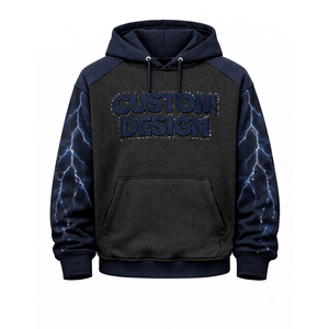 Sudaderas personalizadas para hombre al por mayor, de alta calidad, de algodón grueso, estilo casual de invierno, moda urbana. - Product Image 6