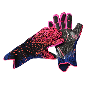 Gants de gardien de but en latex professionnel pour l'entraînement, protection des doigts, respirants, fermeture auto-agrippante, football, durables, vente en gros, OEM - Product Image 5