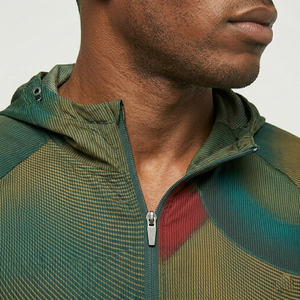 Men Windbreaker Sublimation <b>Jackets</b> <b>Waterproof</b> Camping <b>Jacket</b> Men Custom Zipper Sublimation Rain <b>Jacket</b> Hood - Product Image 3