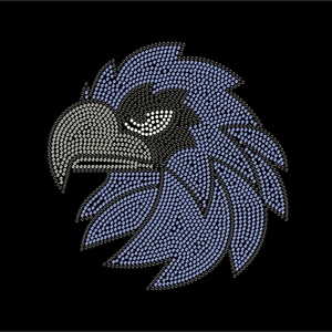 Nhà Máy Cung Cấp Màu Đỏ Voi Sorority DIY Rhinestone Bling Nhiệt Báo Chí Chuyển Hotfix Thiết Kế Pha Lê Hy Lạp Rhinestone Motif - Product Image 6