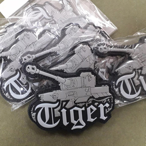 Custom Logo Soft Silicone 3D Embossed Round Patch for Clothes Backpack Hat <b>Hook</b> Sewing Iron PVC Rubber Patches Machine Technics - Product Image 4