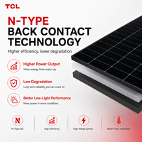 Panneau solaire monocristallin TCL 700 Watts TOPCon, panneaux solaires bifaciaux à double verre, fabricant de modules photovoltaïques pour projets commerciaux