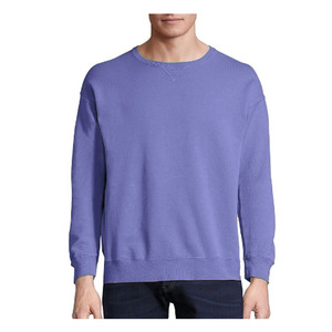 Men's Winter Hoodie Sweatshirt Polyester/Cotton Knitted Fabric Breathable Eco-Friendly Long Sleeve O-Neck <b>Design</b> Front Custom - Product Image 1