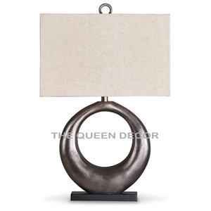 Contemporary Metal <b>Table</b> Lamp <b>Gold</b> Finished Use Study Room Villa Hotel Bedroom <b>Bedside</b> Desk Lighting Accessories - Product Image 5