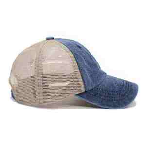 Casquette Trucker Unisexe Ajustable Broderie Logo Personnalisable la Plus Vendue – Casquette de Baseball Vierge 5 Panneaux 100% Coton Respirant - Product Image 6