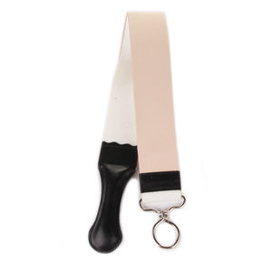 Rasoir droit de barbier Shave Edge SE-1661 pratique, portable et écologique, avec étui en cuir véritable pour le rasage humide de la barbe masculine - Product Image 1