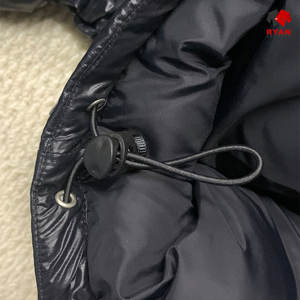 Fabricant de vêtements sur mesure, veste matelassée d'hiver pour homme avec tissu extérieur en nylon - Product Image 5