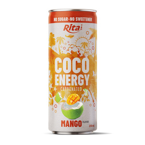 Bebida Carbonatada Coco Energy de Alta Calidad, 250 ml, Sin Azúcar, OEM ODM, Sabor a Manzana, Bebida con Sabor a Frutas - Product Image 2