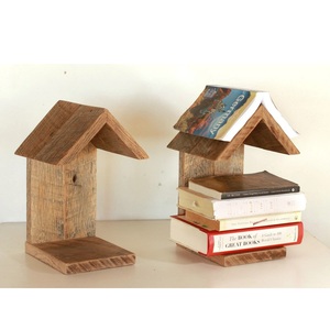 Soporte de Madera Personalizado para Libros, Triangular, con Porta Gafas, para Mesita de Noche - Product Image 2